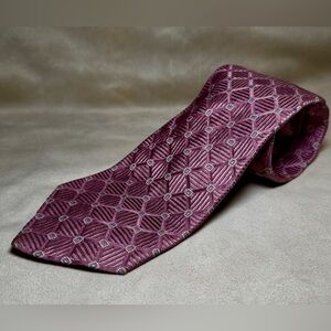 DANIEL CREMIEUX Jacquard Pink Tie | made in the USA